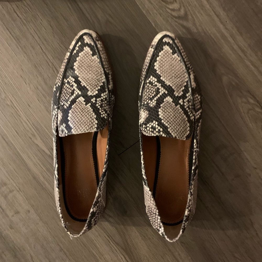 Franco Sarto snakeskin loafer
